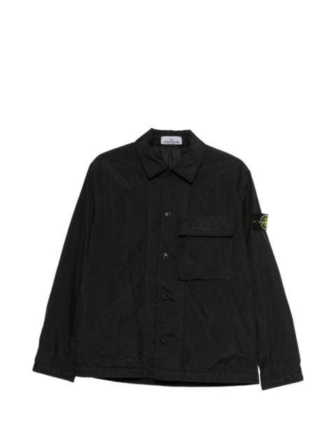 Compass-badge shirt