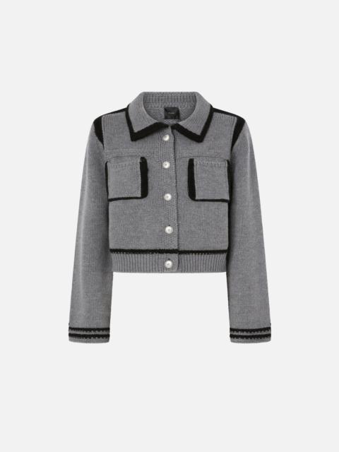 PREPPY-STYLE CARDIGAN