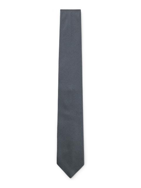 PURE-SILK TIE WITH MICRO PATTERN
