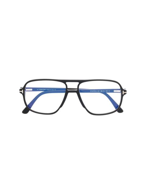 square-frame glasses