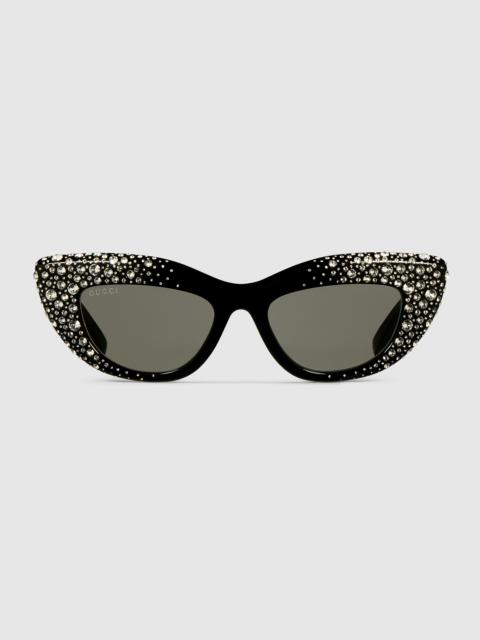 Cat-eye frame sunglasses