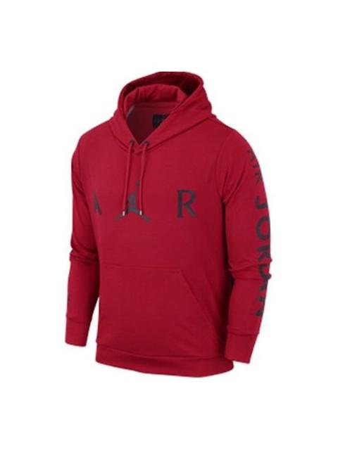 Men's Air Jordan Alphabet Printing Gym Red CK1345-687