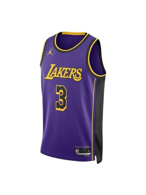 Air Jordan Dri-FIT NBA Swingman Jersey 'Los Angeles Lakers Statement Edition - Field Purple' DO9530-