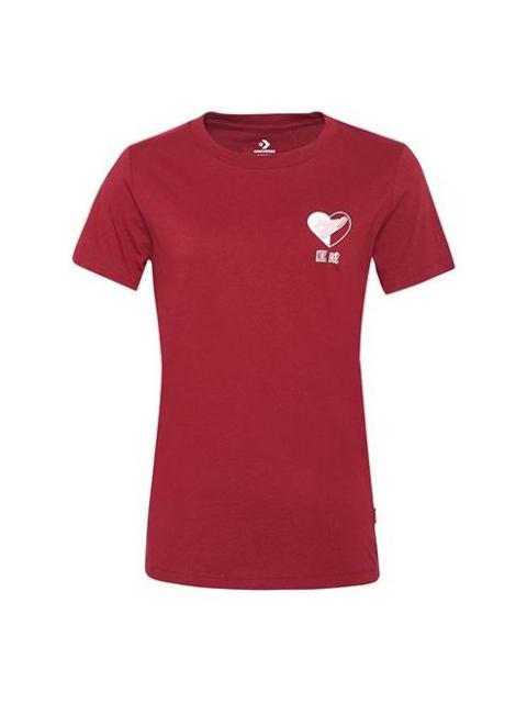 (WMNS) Converse All Star Pattern Red 10018512-A03