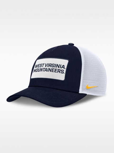 West Virginia On-Field Rise Men's Nike College Trucker Adjustable Hat