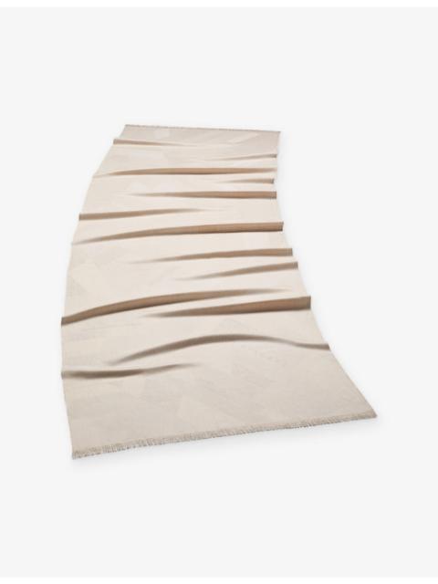 Logo Cashmere Stole Scarf