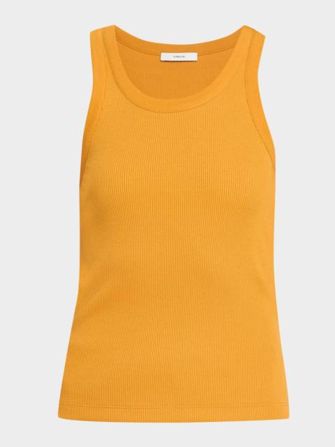 Scoop-Neck Ribbed Tank Top