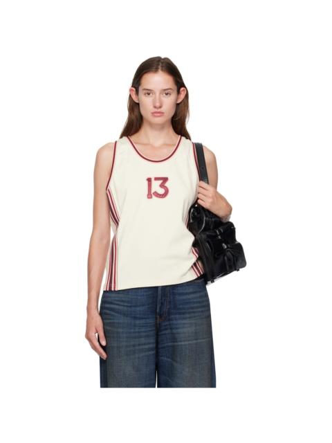 Off-White Embroidered-Logo Tank Top