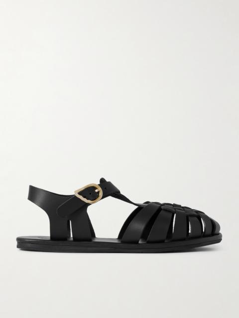 Karina Woven Leather Sandals