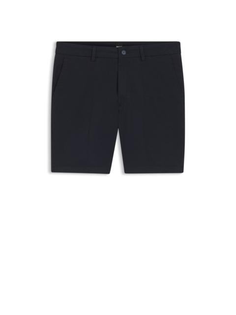 MODERN-FIT SHORTS IN STRETCH-COTTON TWILL