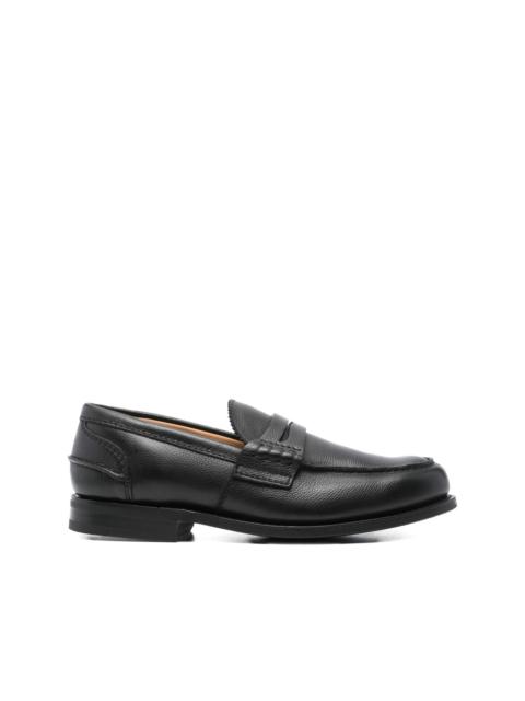 leather loafers