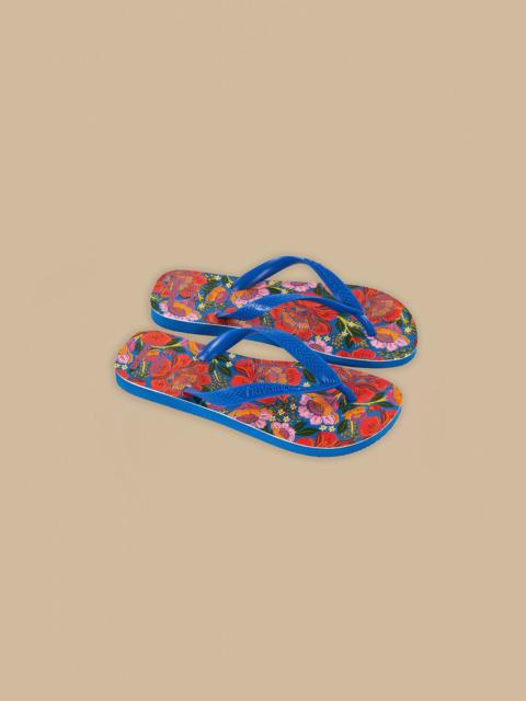 Blue Flowers Garden Havaianas Sandals