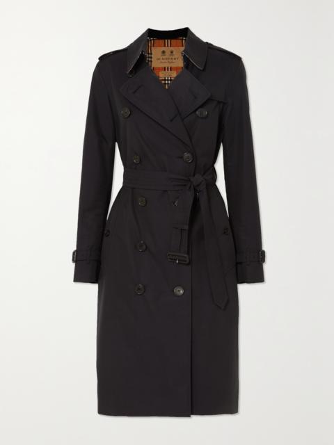 Kensington Long Organic Cotton-gabardine Trench Coat