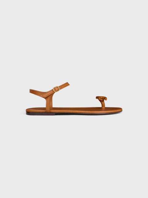 BAY - TRIOMPHE THONG SANDAL IN SUPPLE CALFSKIN