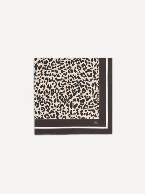 Leopard print Foulard