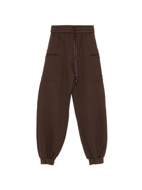 patch-pocket track pants