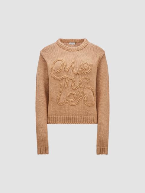Embroidered Logo Cotton Sweater