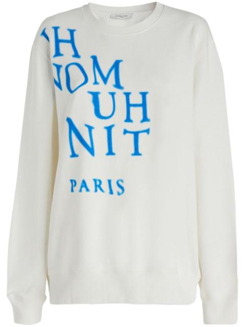 logo-print sweatshirt
