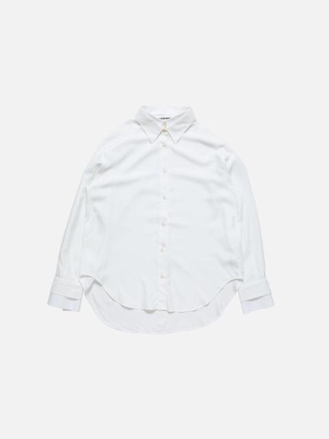 Layered button-up - White/white