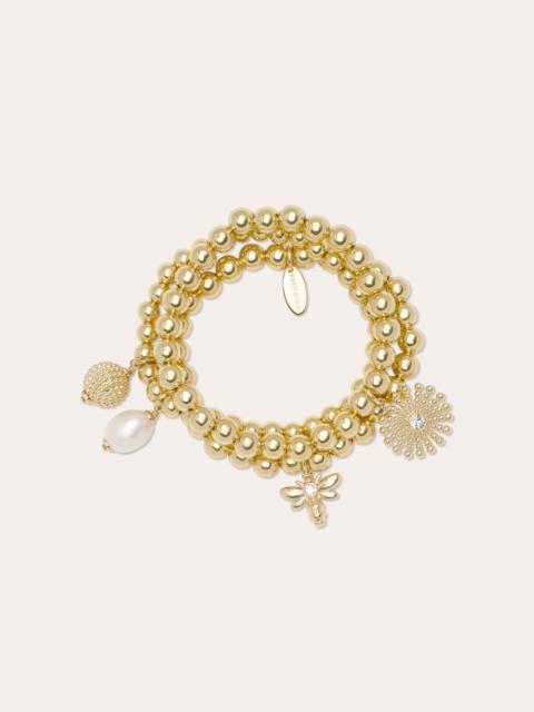 Lina Medallion Bracelet Set