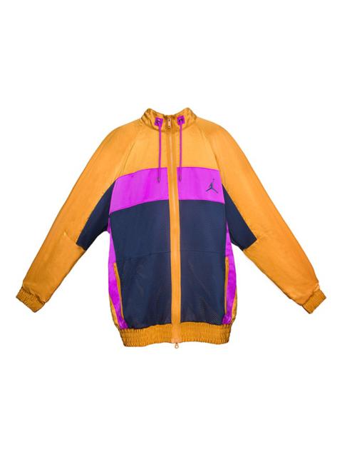 Air Jordan Wings Suit Jacket Obsidian/ Desert Ochre/Vivid Purple AV1302-451