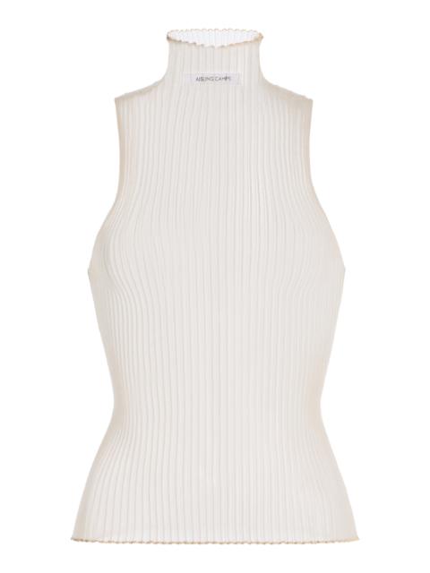 Modern Mist Knit Top white