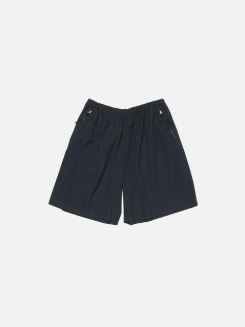 Striped shorts - Navy