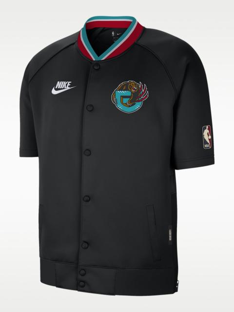 Memphis Grizzlies Hardwood Classics Men's Nike Dri-FIT NBA Short-Sleeve Jacket