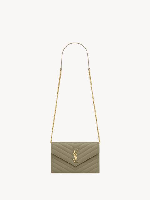 CASSANDRE ENVELOPE CHAIN WALLET IN LAMBSKIN