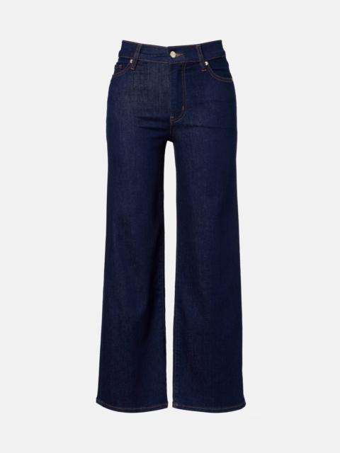 Le Slim Palazzo Crop wide-leg jeans