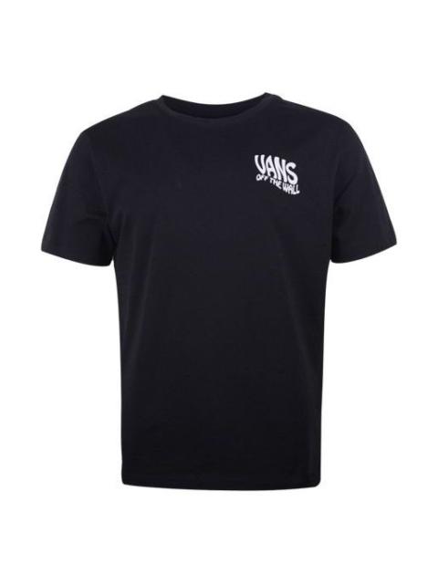 Men's Vans Casual Sports Round Neck Short Sleeve Black VN0A48B3BLK