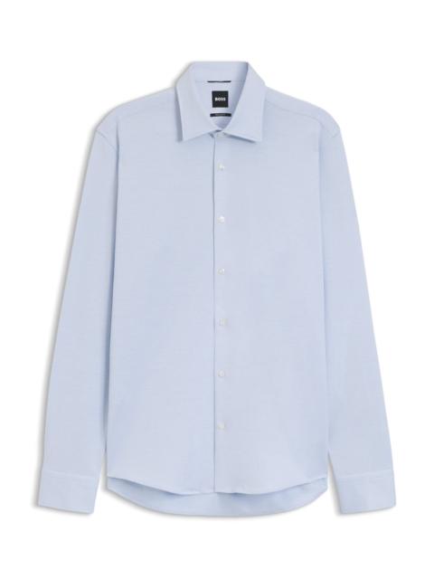 PATTERNED REGULAR-FIT SHIRT IN COTTON JERSEY