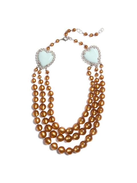 Coeur Hyperbole heart-motif necklace