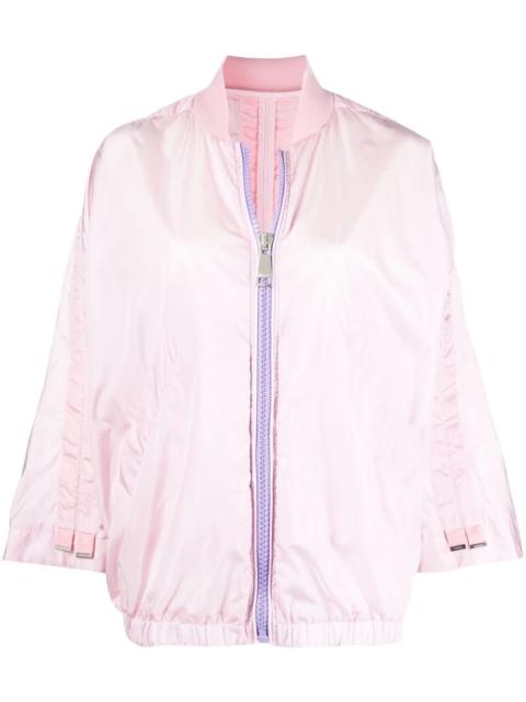 wide-sleeve bomber jacket