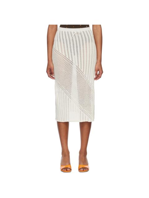 White Bartola Maxi Skirt