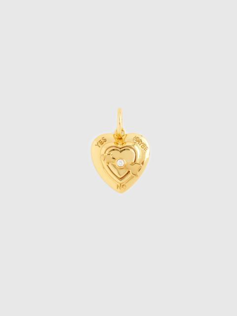 Heart Spinner Charm