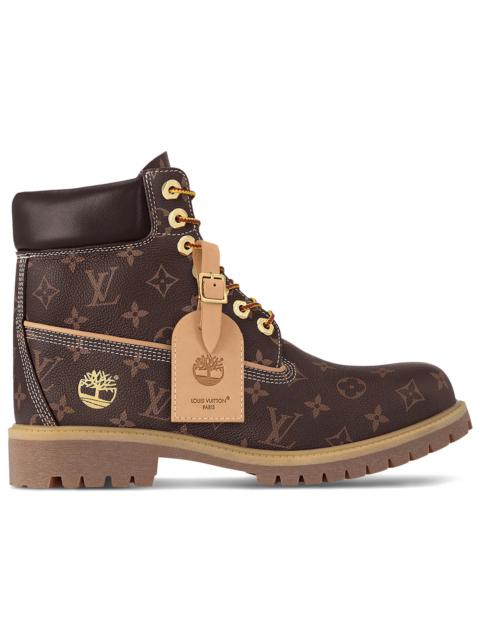Louis Vuitton Timberland 6" High End Ankle Boot Brown Monogram