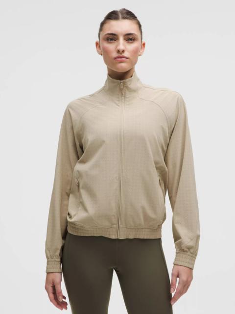 Adapted State Perforated Track Jacket