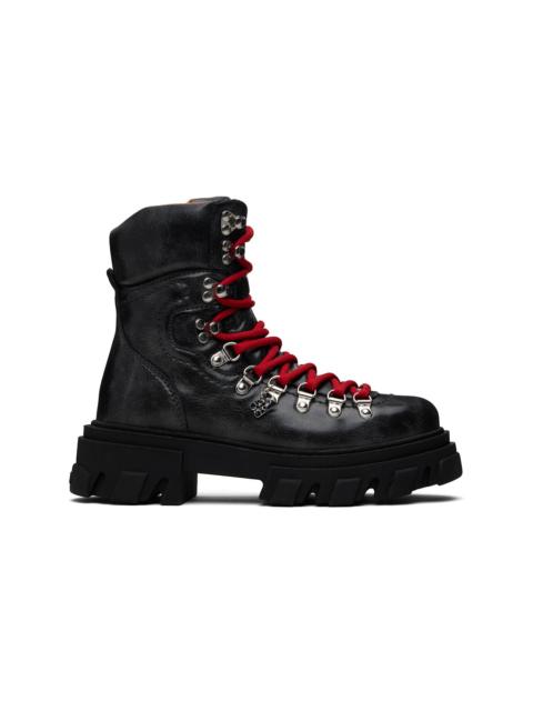 Black Cleated Mountain Boots