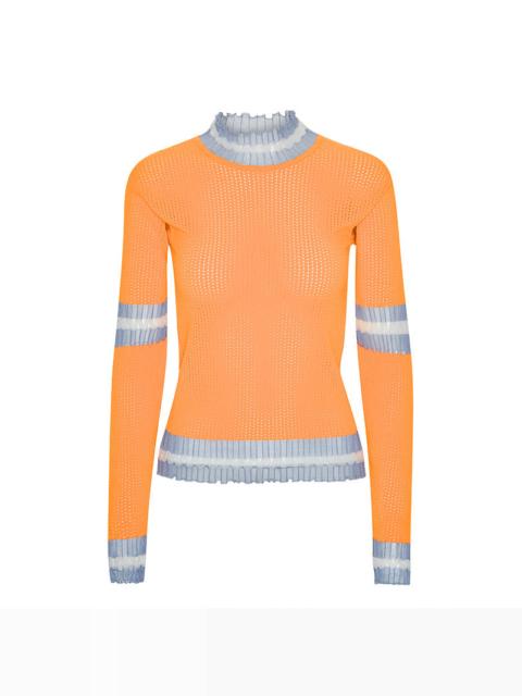 AJOUR TURTLENECK - ORANGE AJOUR