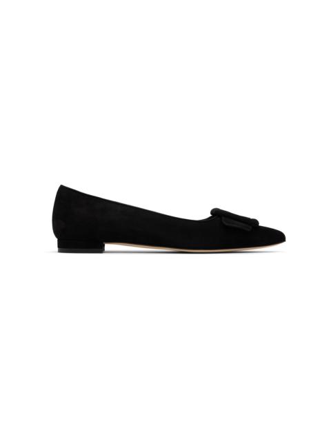 Black Maysale Pump Ballerina Flats