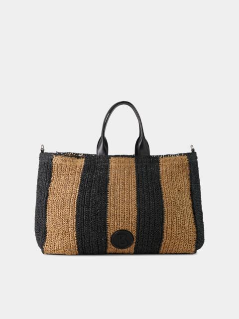 Shopper Agno Farrah in Black/beige