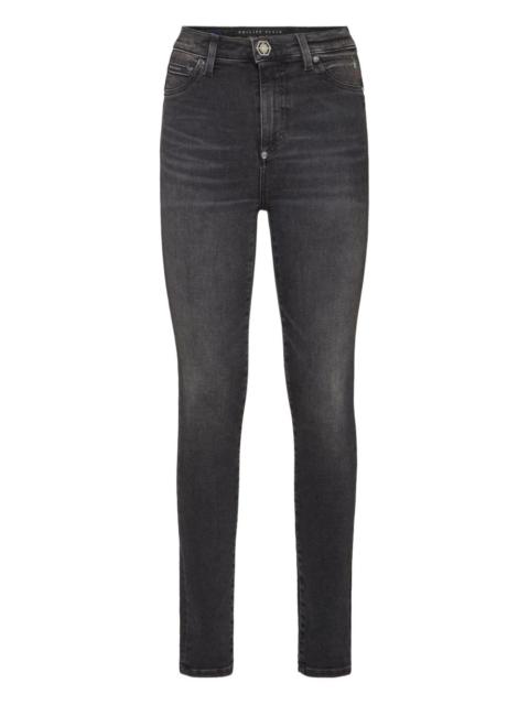 stretch-cotton jeans