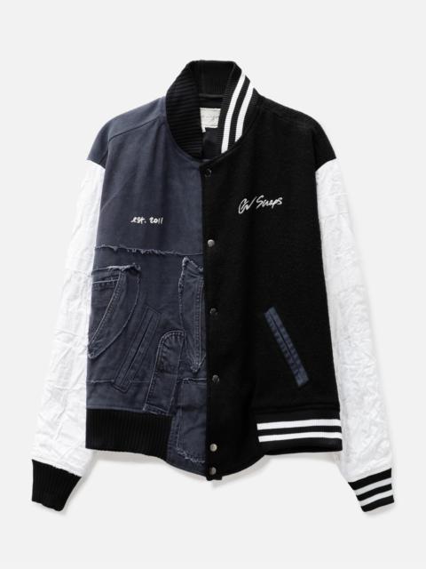 BLACK BLANKET VARSITY JACKET