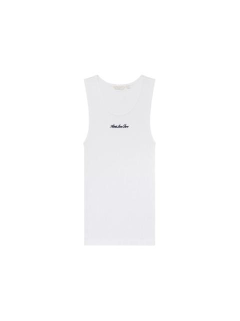 Aime Leon Dore Embroidered Logo Tank Top White
