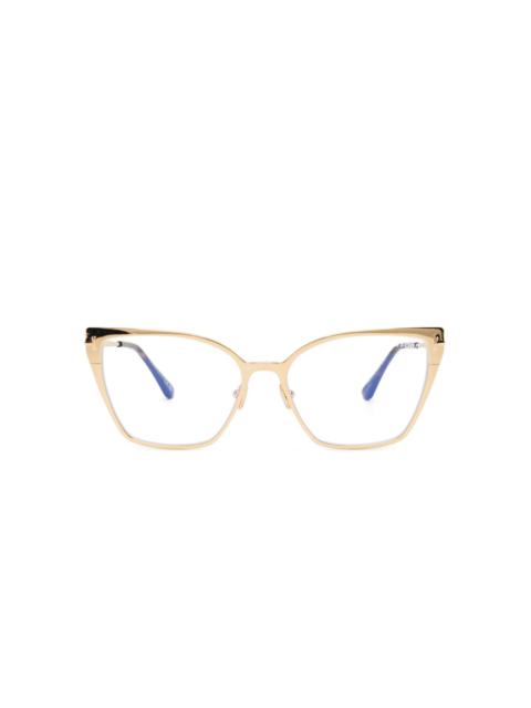 cat-eye frame glasses