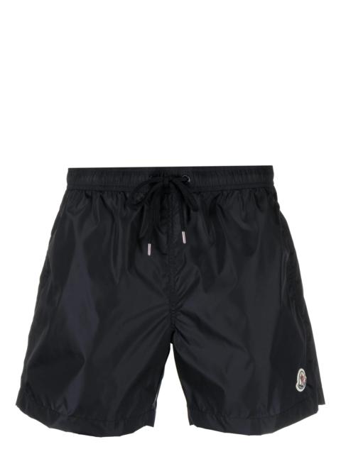 Moncler Logo Patch Swimming Shorts