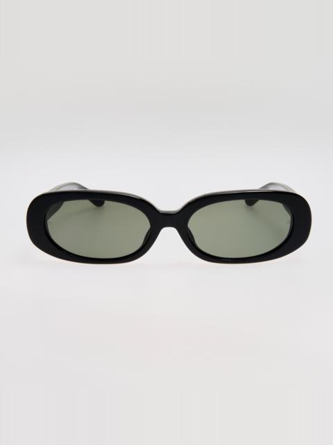 Cara Sunglasses in Black with Diamond