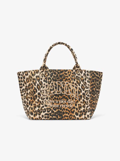 LEOPARD MEDIUM TOTE