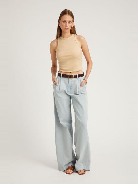 BRUNI DENIM PLEATED TROUSERS